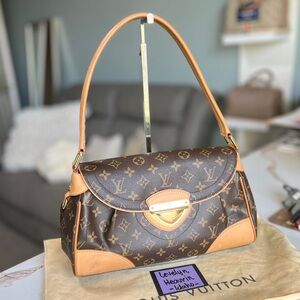 SOLD-Authentic Louis Vuitton Beverly MM Monogram
